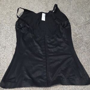 Black Satin Shapewear By Subtract with Adjustable Straps